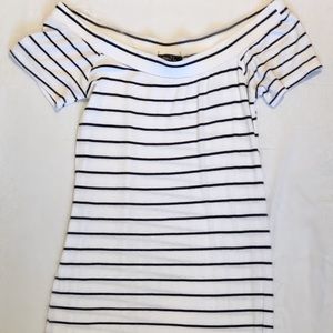 White Striped Maxi Dress